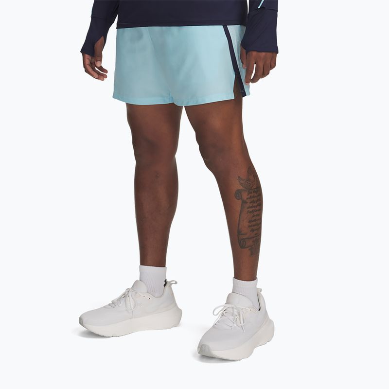 Under Armour Launch 5" férfi futónadrág stream / midnight navy / fényvisszaverő