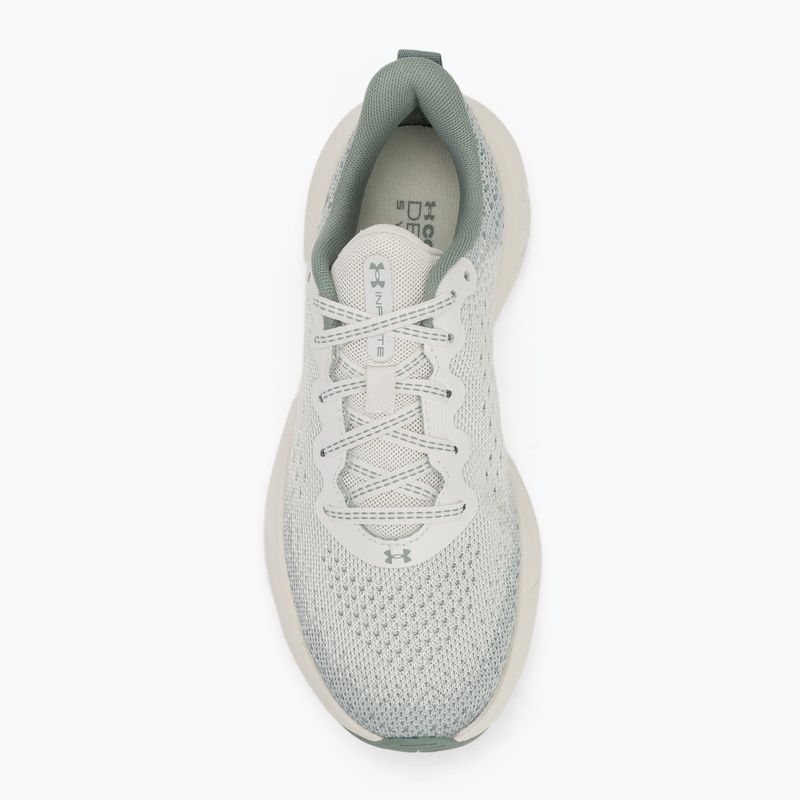 Under Armour Infinite fehér kvarc/szilika zöld/metál szilika női futócipő 5