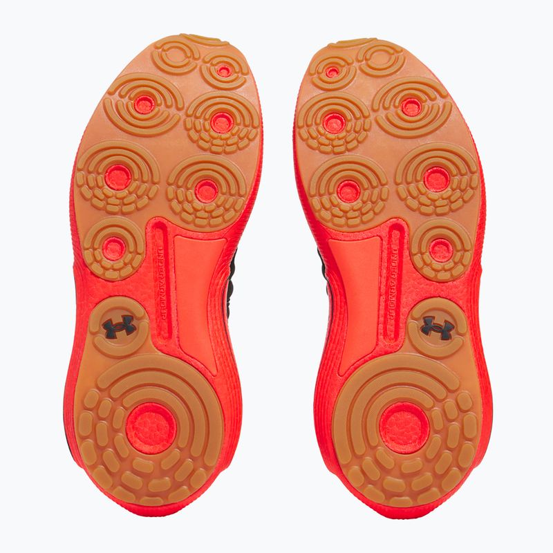 Férfi Under Armour Phantom 4 fekete/láva piros/metál ezüst cipő 12