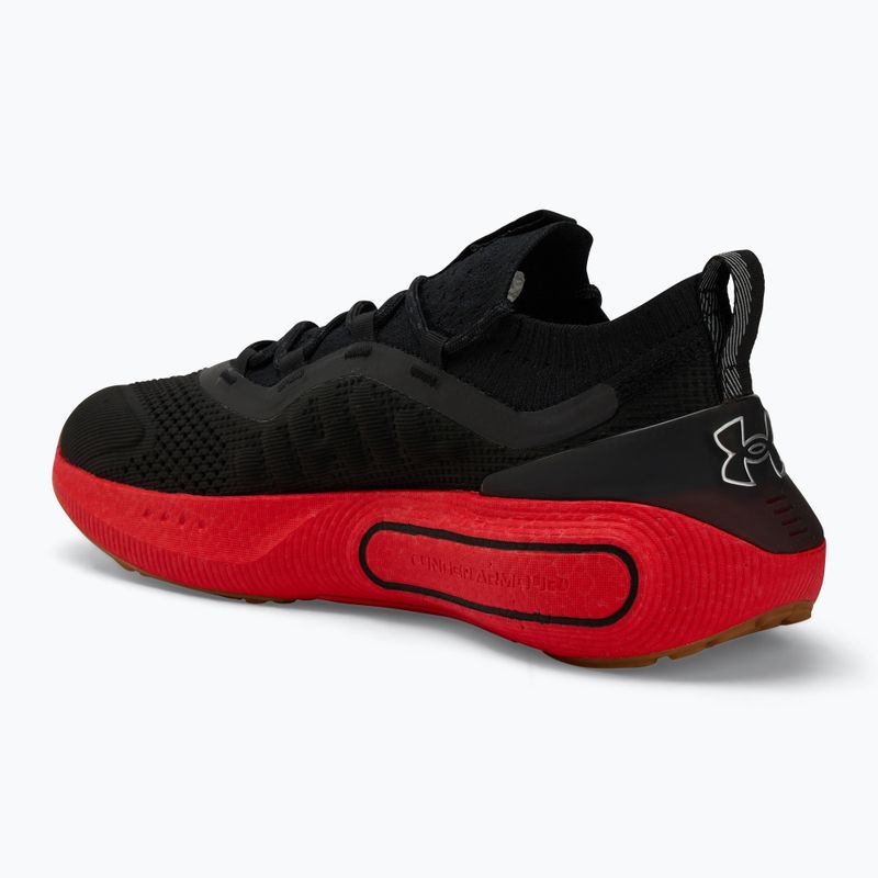 Férfi Under Armour Phantom 4 fekete/láva piros/metál ezüst cipő 3