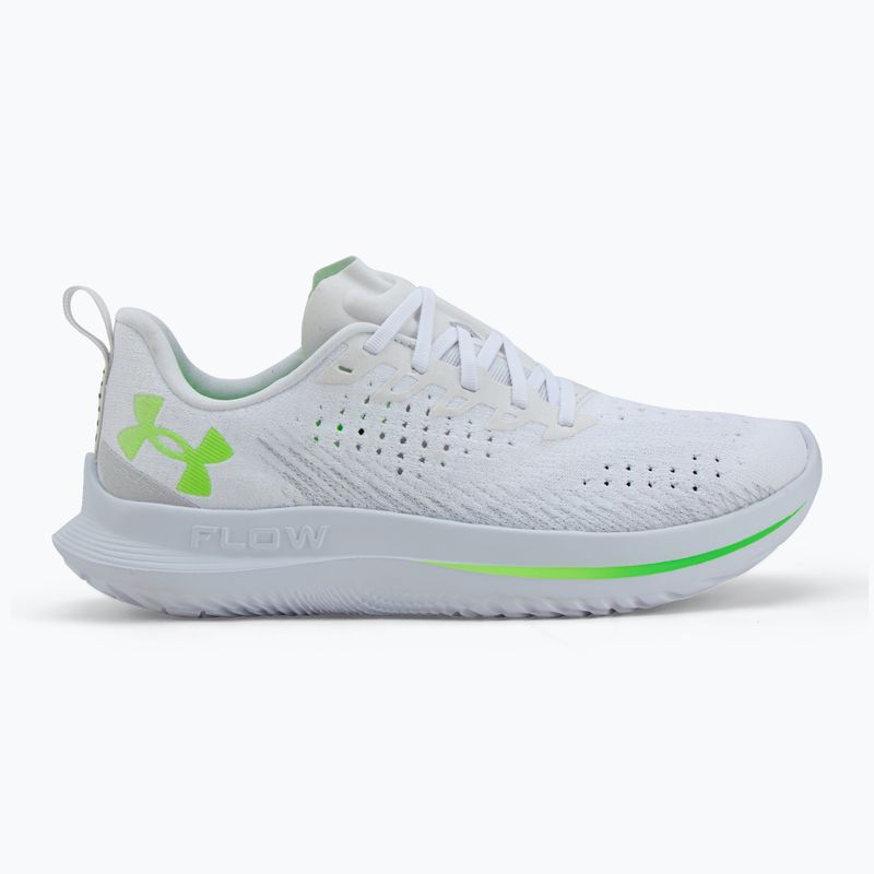 Under Armour Velociti 4 fehér/fehér/szürkészöld férfi futócipő 2