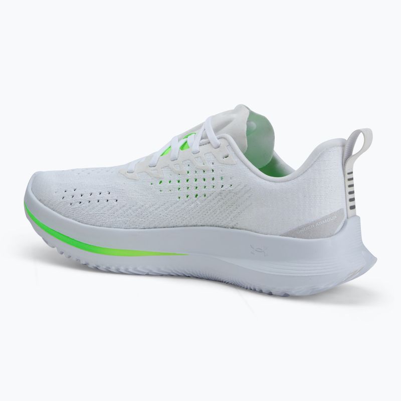Under Armour Velociti 4 fehér/fehér/szürkészöld férfi futócipő 3