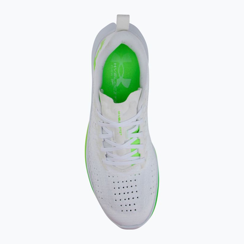 Under Armour Velociti 4 fehér/fehér/szürkészöld férfi futócipő 5