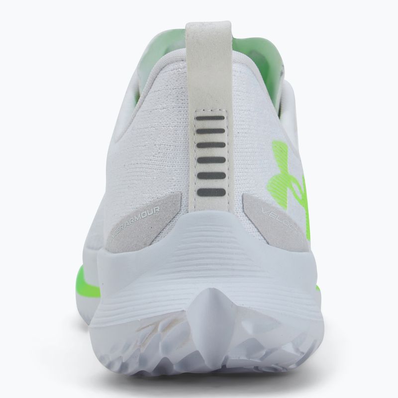 Under Armour Velociti 4 fehér/fehér/szürkészöld férfi futócipő 6