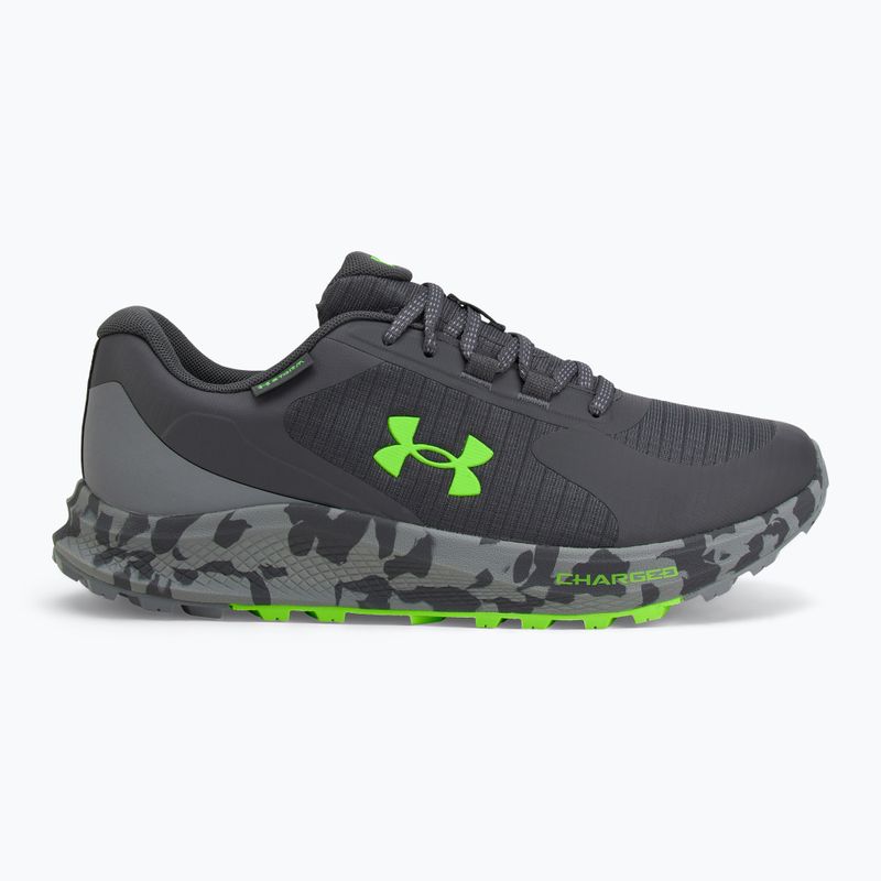 Under Armour Charged Bandit Trail 3 castlerock/steel/hyper green férfi futócipő 2