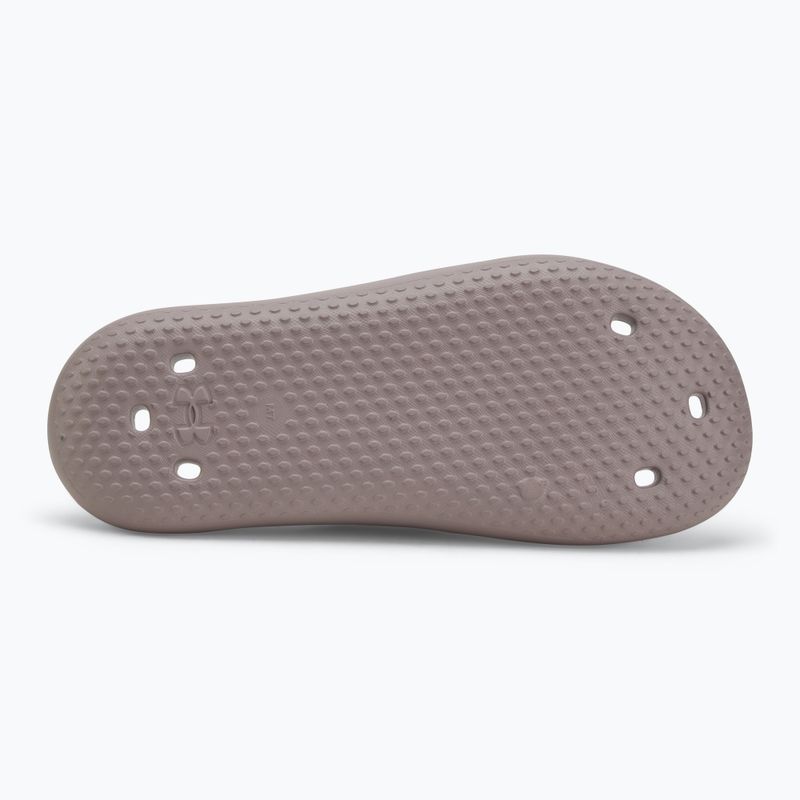 Férfi Under Armour Locker V Slide flip flop szürke hajnal/szürke hajnal/szürke hajnal/szürke hajnal 4