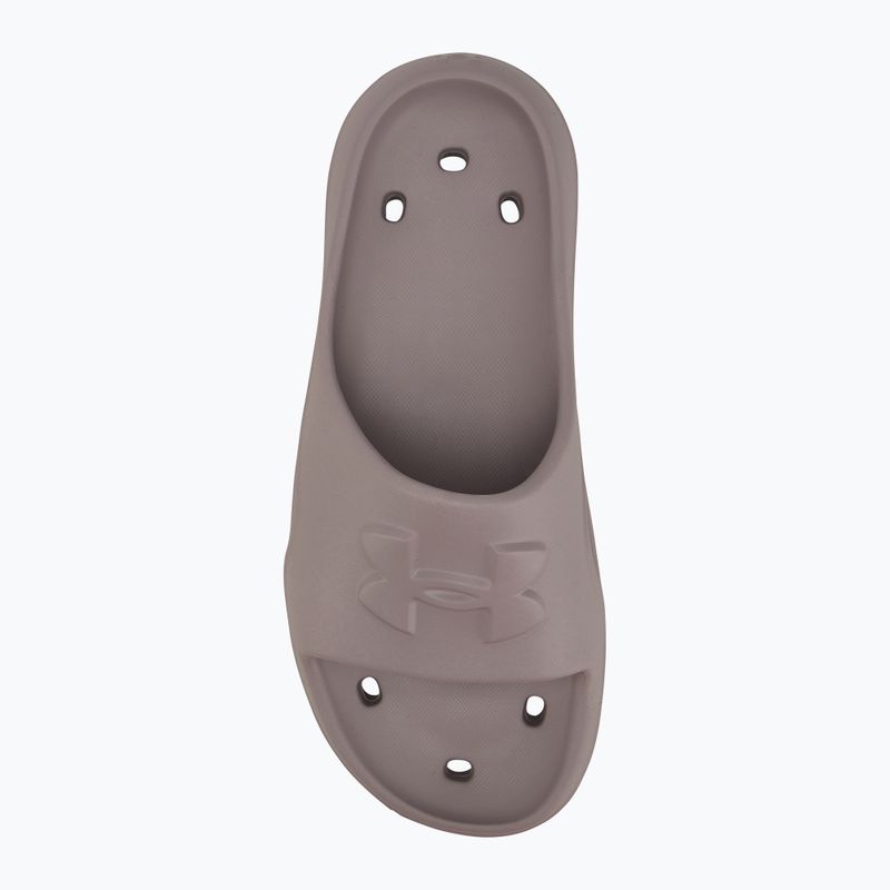 Férfi Under Armour Locker V Slide flip flop szürke hajnal/szürke hajnal/szürke hajnal/szürke hajnal 5