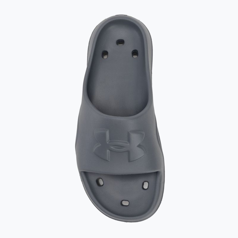 Férfi Under Armour Locker V Slide castlerock/castlerock/antracit flip-flopok 5