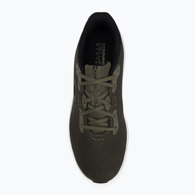 Under Armour Charged Pursuit 4 férfi futócipő marine a zöld/tengeri a zöld/fekete színtől zöld/fekete színtől 5
