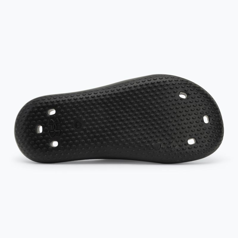 Under Armour női Locker V Slide fekete/fekete/fekete flip-flopok 4