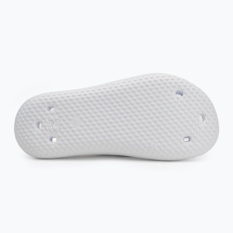 Under Armour női Locker V Slide fehér/fehér/fehér flip-flopok 4