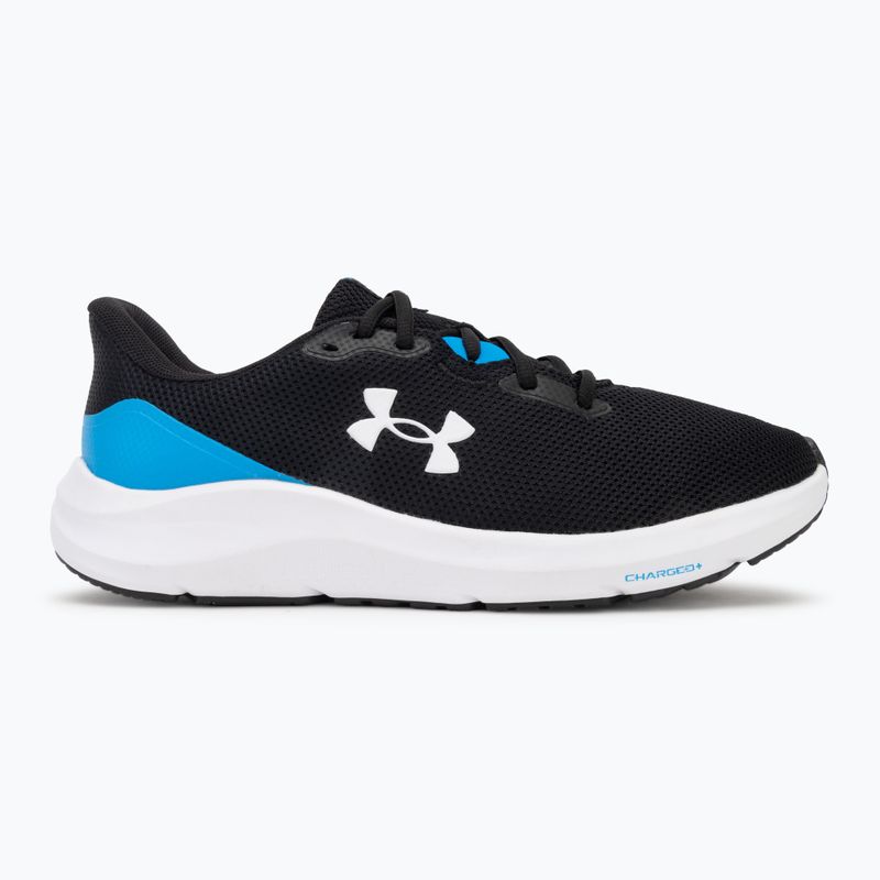 Under Armour Charged Pursuit 4 fekete/elektromos kék/fehér férfi futócipő 2