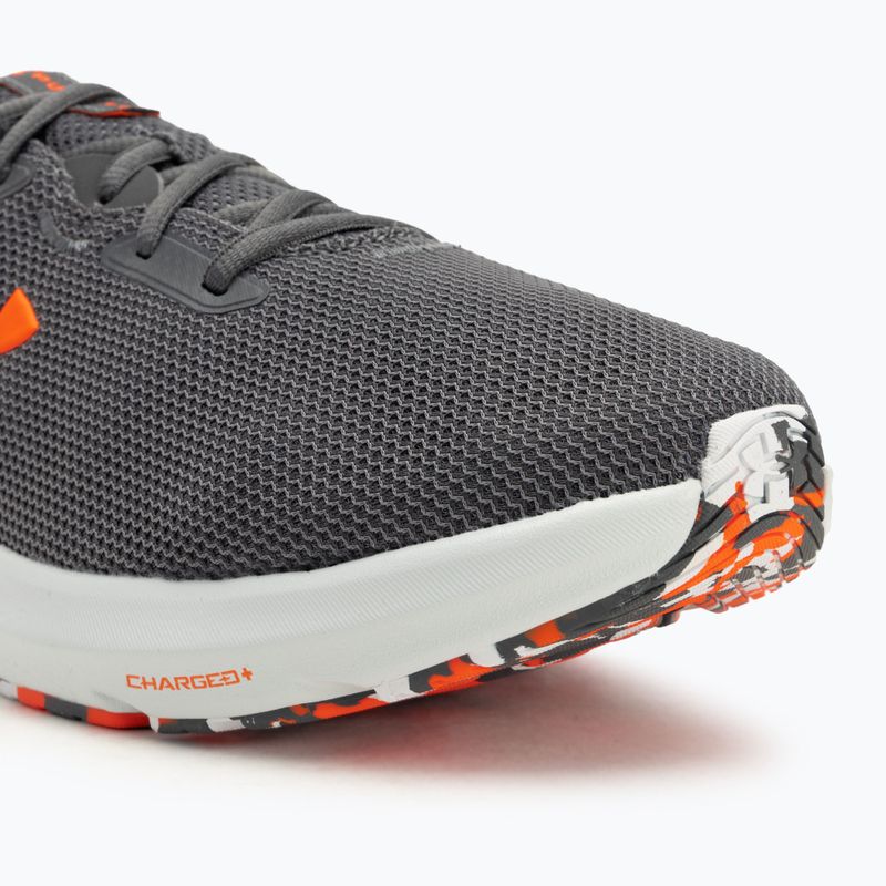 Under Armour Charged Pursuit 4 castlerock/anthracite/blaze narancs férfi futócipő 7