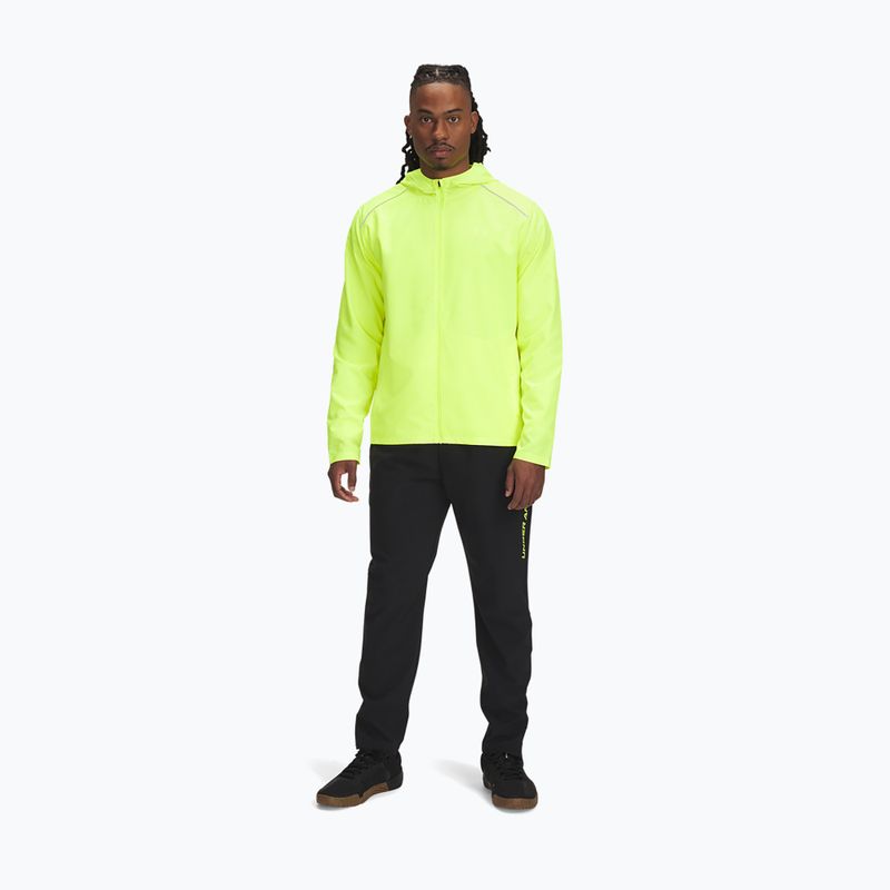 Under Armour Storm Run férfi futónadrág fekete / sárga / fényvisszaverő 2