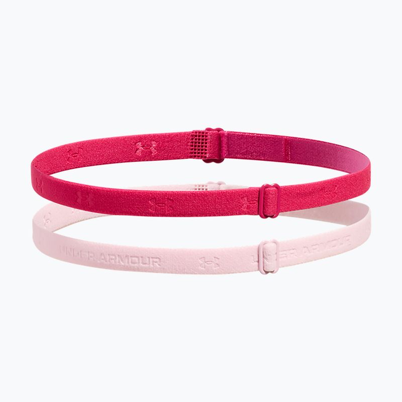 Under Armour Mini Bands fejpánt (2 db) fukszia/prime pink árnyalatban 2
