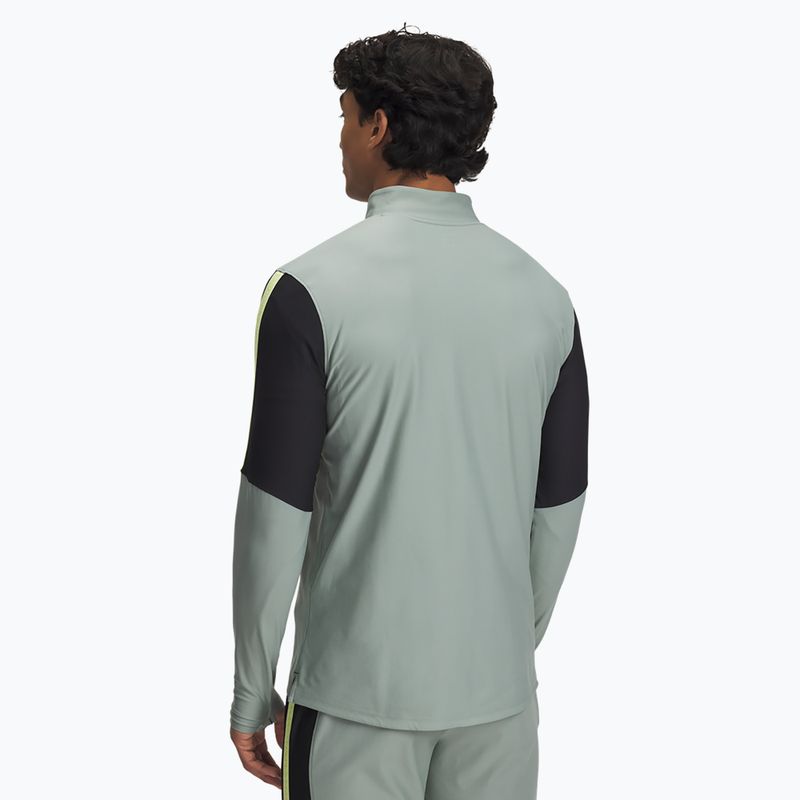Under Armour férfi futball pulóver Challenger Pro 1/4 Zip szilikazöld / fekete / szonikus sárga 2