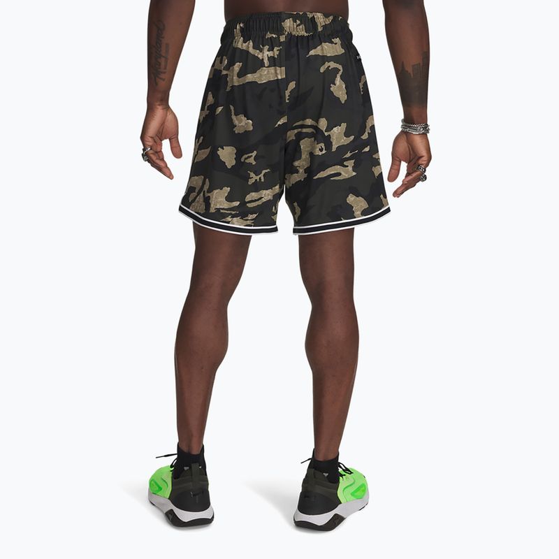 Under Armour Project Rock Mesh férfi rövidnadrág barokk zöld / fehér 3