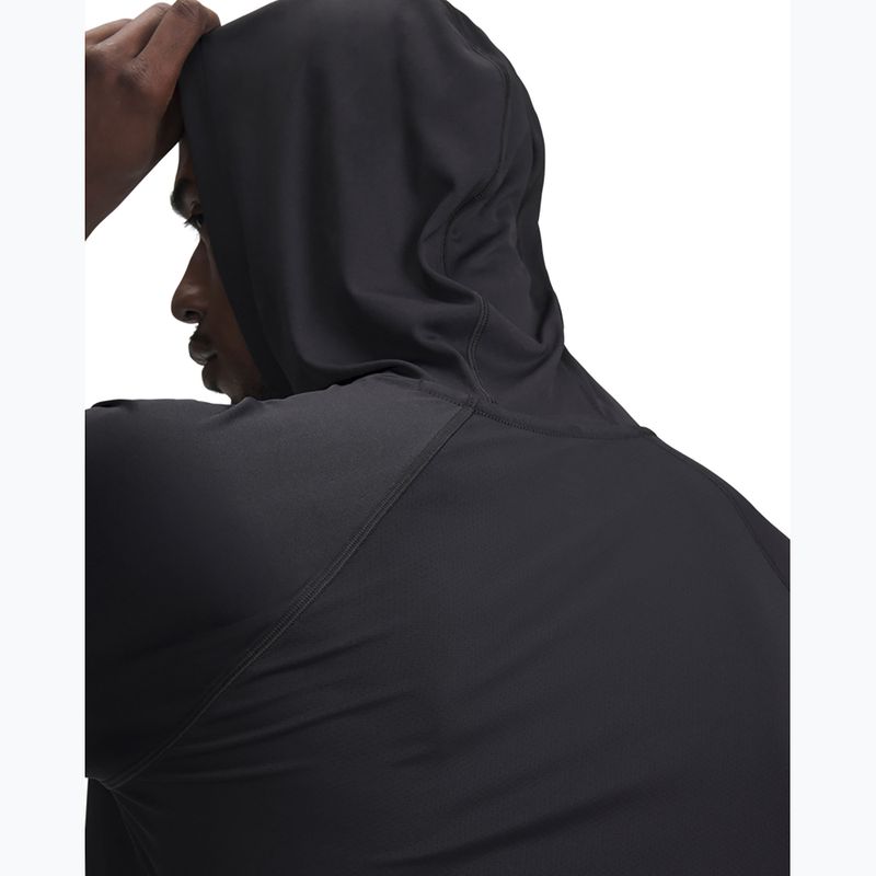 Under Armour Project Rock Iso-Chill Hoody fekete / hiperzöld férfi edzőpulóver 3