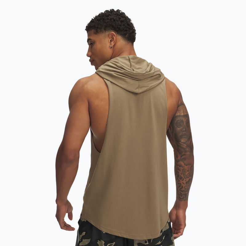 Férfi Under Armour Project Rock Wire SL bayou / fehér agyag melegítőfelső 2