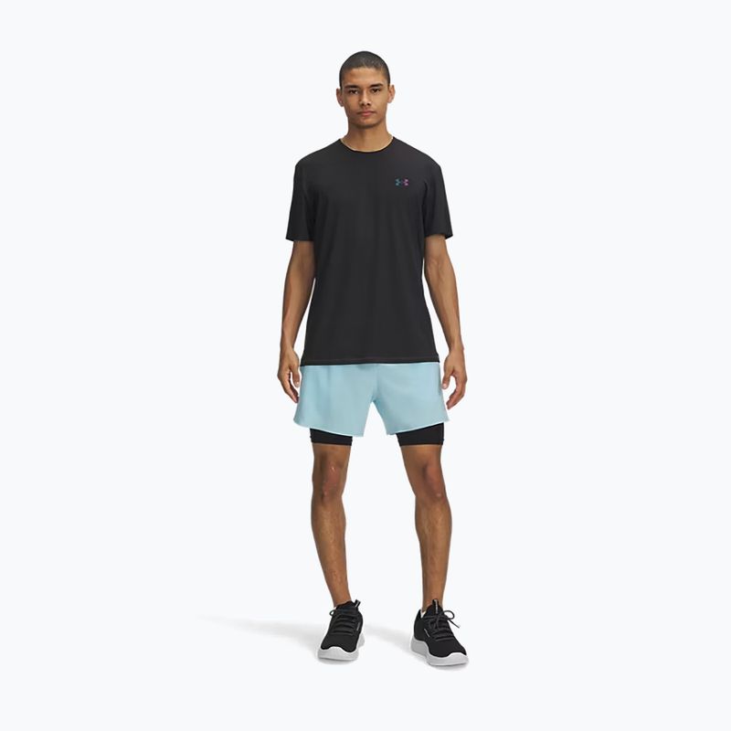 Férfi rövidnadrág Under Armour Peak Woven 2in1 stream/black 2