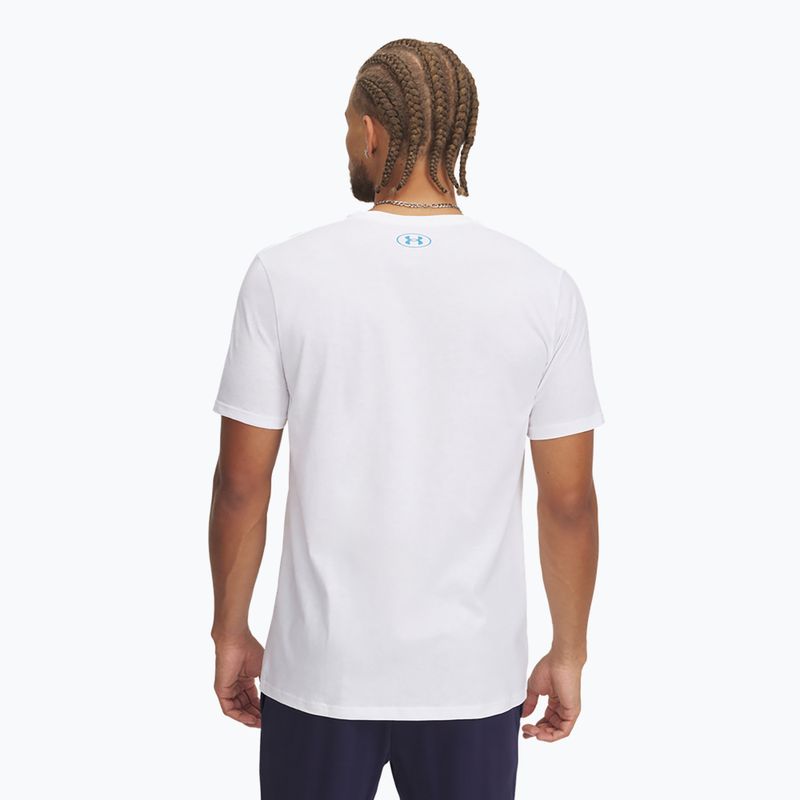 Under Armour LC Fly In Logo fehér/éter kék férfi póló 2