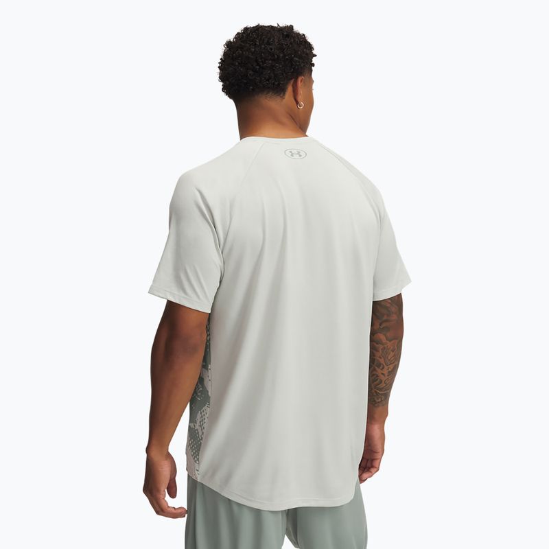 Under Armour Tech Fade vízzöld/szilikazöld férfi edzőpóló 2