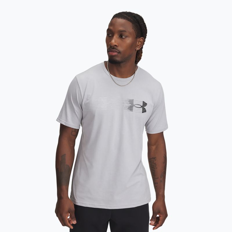 Férfi Under Armour LC Fly In Logo mod szürke/fekete póló