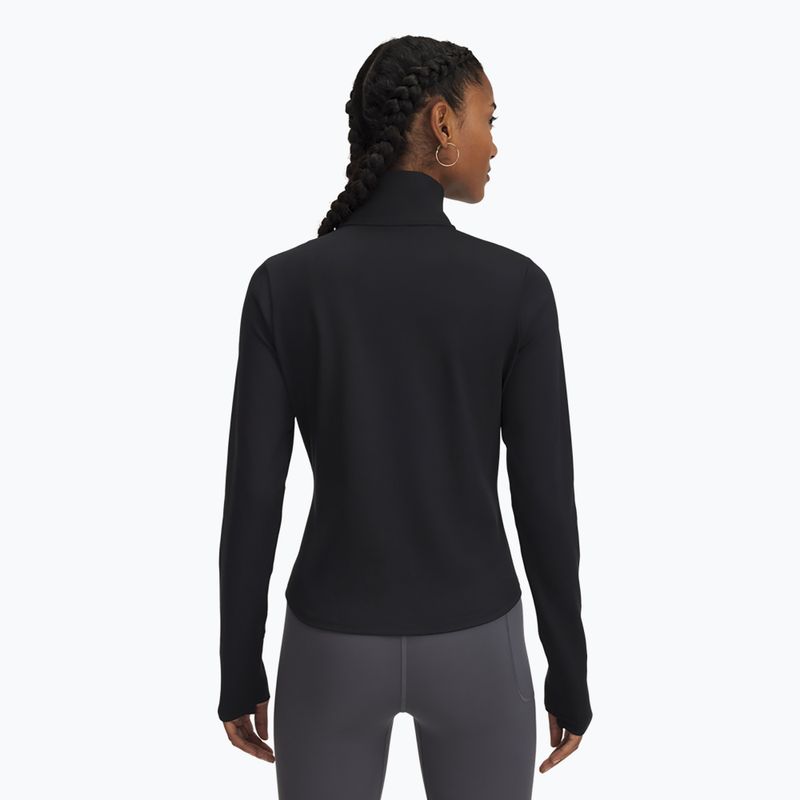 Női Under Armour Motion 1/2 Zip fekete/fehér hosszú ujjú női ruha 2
