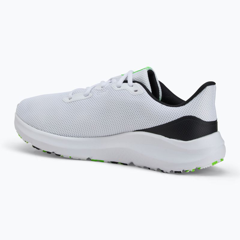 Under Armour Charged Pursuit 4 fehér/fekete/szürkészöld férfi futócipő 3