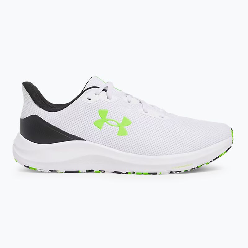 Under Armour Charged Pursuit 4 fehér/fekete/szürkészöld férfi futócipő 8