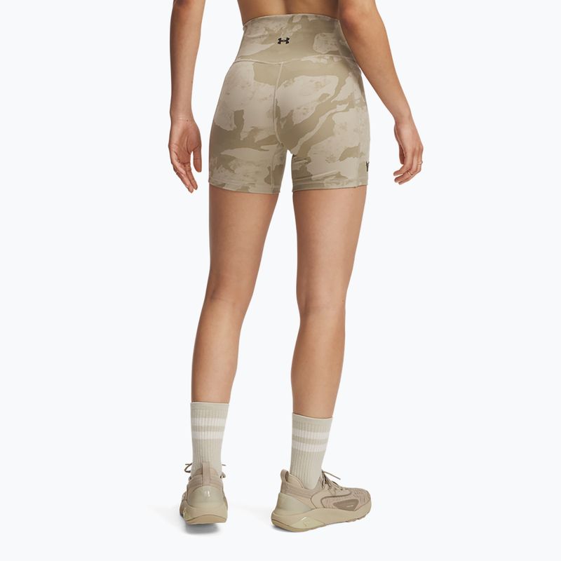 Under Armour Project Rock middy city khaki/fekete női edzőnadrág 3
