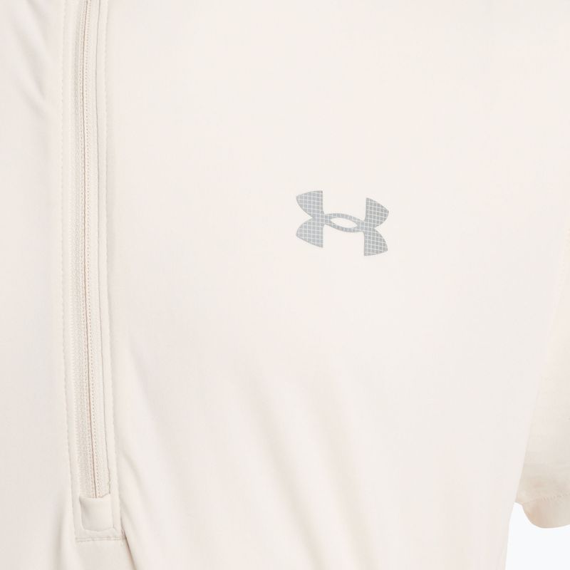 Férfi Under Armour Trail Run Zip kő/nemesarany/reflektív futópóló 3
