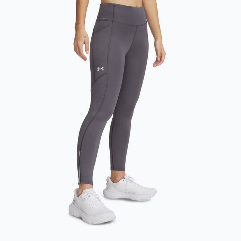 Under Armour Launch Ankle női futóleggings castlerock/reflektív női futó leggings