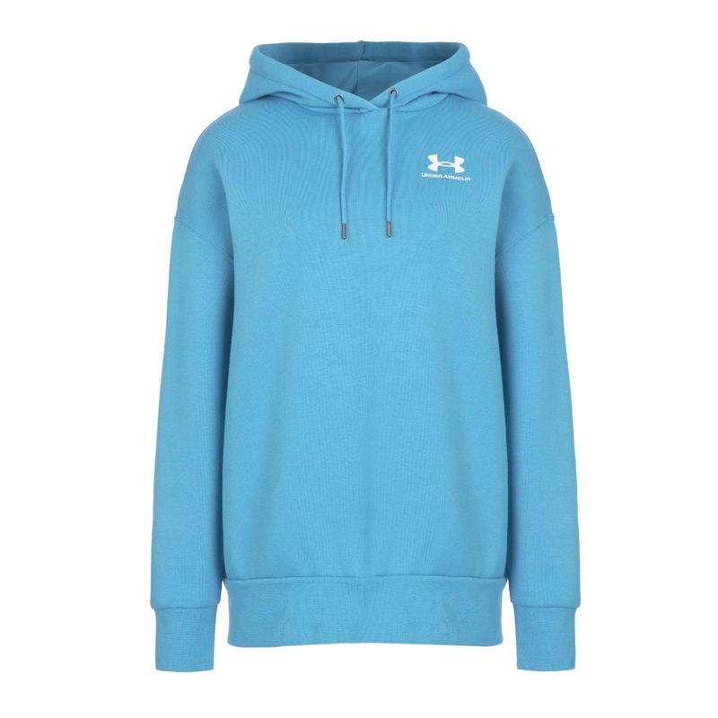 Női Under Armour Icon Fleece kapucnis pulóver éterkék/fehér 3