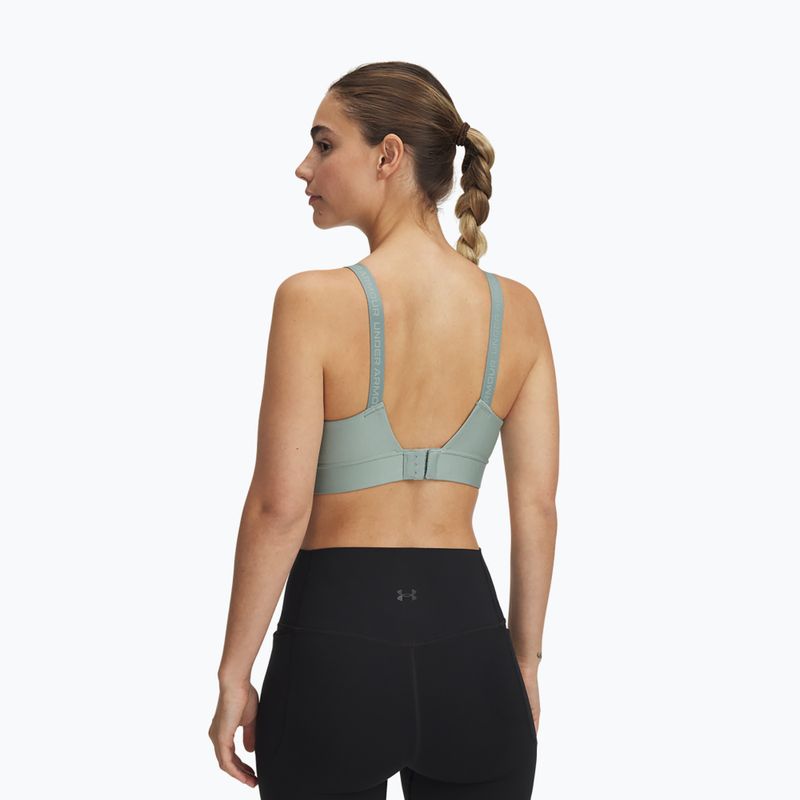 Under Armour Infinity Mid szilikazöld/szilikazöld edzőmelltartó 2