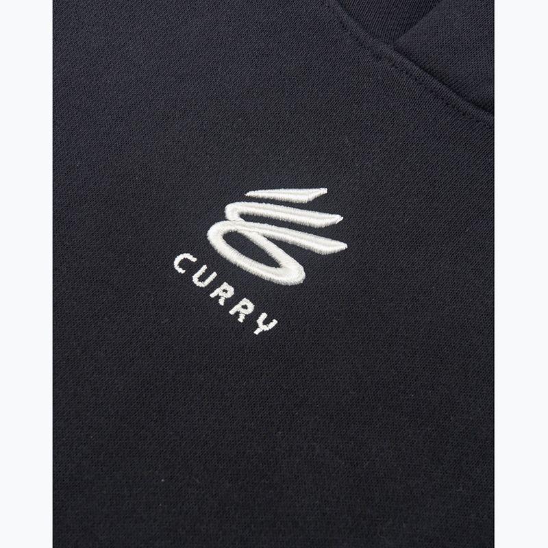 Férfi Under Armour Curry Splash kapucnis pulóver fekete / fehér agyag 7