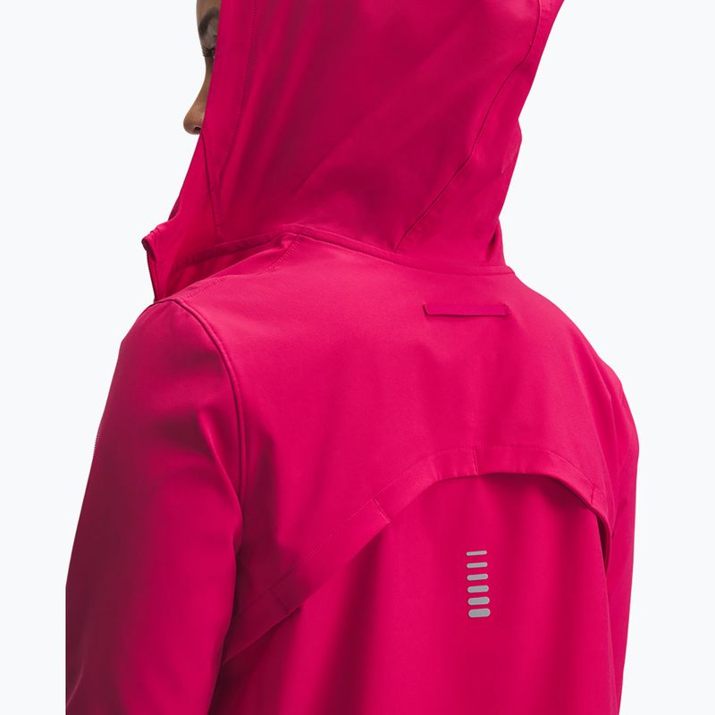 Under Armour Outrun The Storm női futódzseki árnyékolt fukszia/fényvisszaverő 3