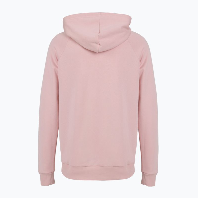 Férfi Under Armour Rival Fleece kapucnis pulóver prím rózsaszín/fehér 4