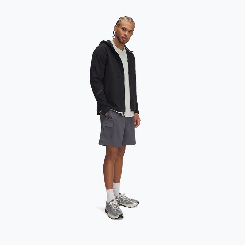 Under Armour Vibe Woven Cargo férfi edző rövidnadrág castlerock/black 2