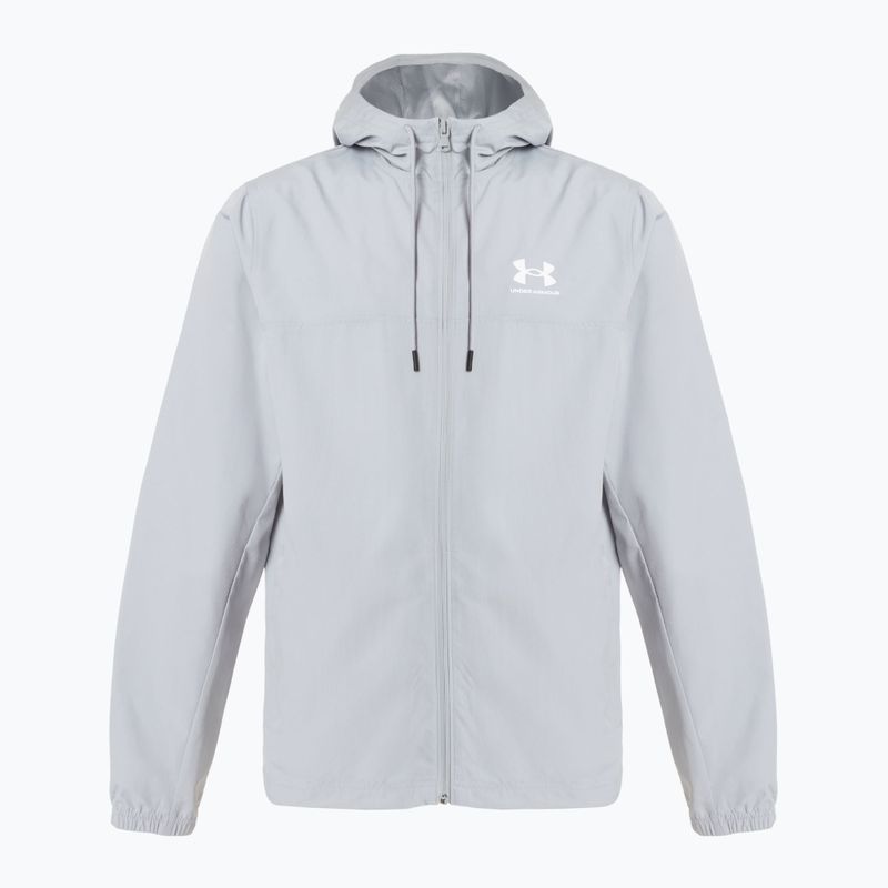Férfi Under Armour Rival Woven Windbreaker dzseki mod szürke/mod szürke/fehér