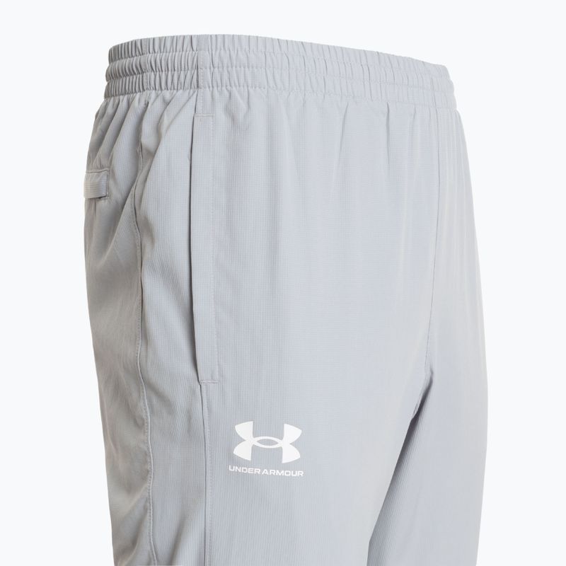 Férfi Under Armour Rival Woven Windbreaker Pant mod szürke/mod szürke/fehér 3