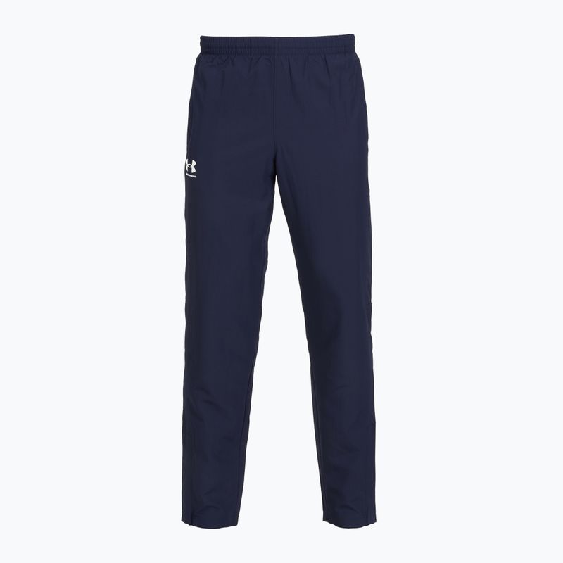 Férfi nadrág Under Armour Rival Woven Windbreaker Pant éjféli tengerészkék/éjféli tengerészkék/fehér 4