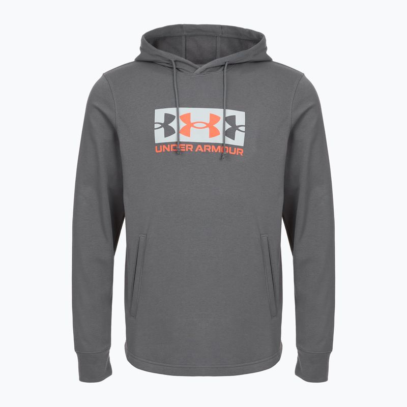 Férfi Under Armour Rival Terry Logo castlerock/mod szürke/tűz szürke melegítőfelső 3