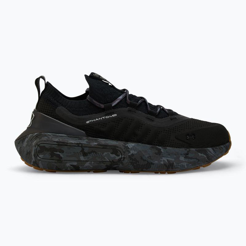 Férfi Under Armour Phantom 4 Camo fekete/acél/végső fekete cipő 2