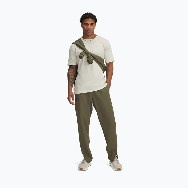 Férfi edzőnadrág Under Armour Rival Woven Windbreaker Pant marine od green/marine od green/black 2