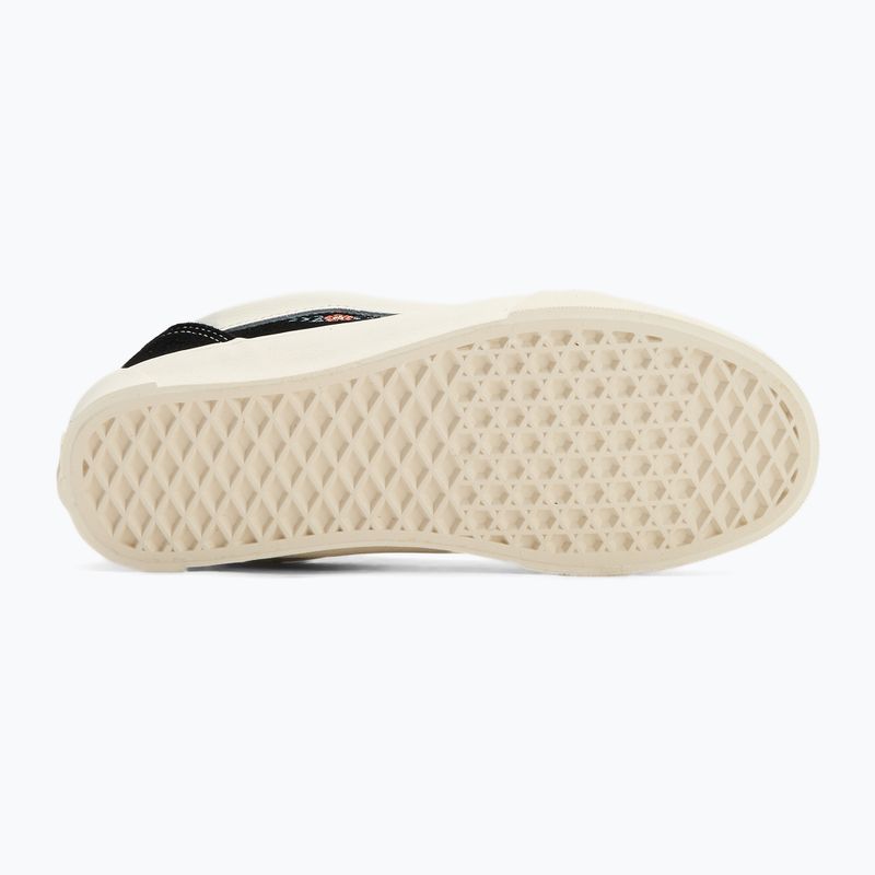 Vans Knu Skool fekete virágos cipő 4