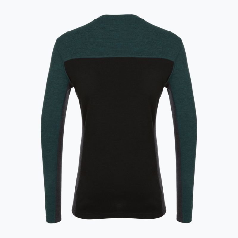 Férfi termikus hosszú ujjú felső Smartwool Classic Thermal Merino Base Layer Colorblock Crew Boxed twilling blue/black 4