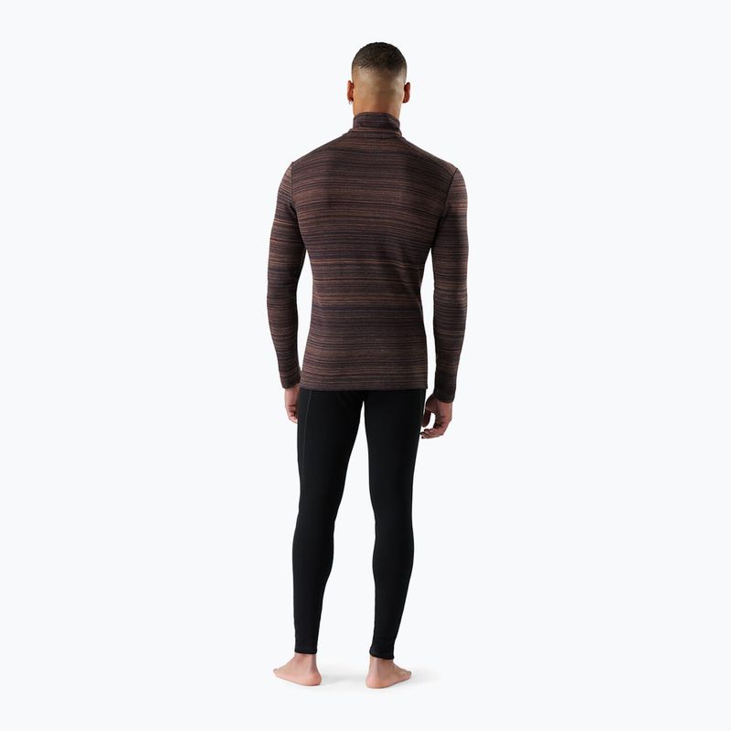 Férfi termikus pulóver Smartwool Classic Thermal Merino Base Layer 1/4 Zip dobozos, menyét színváltós 2
