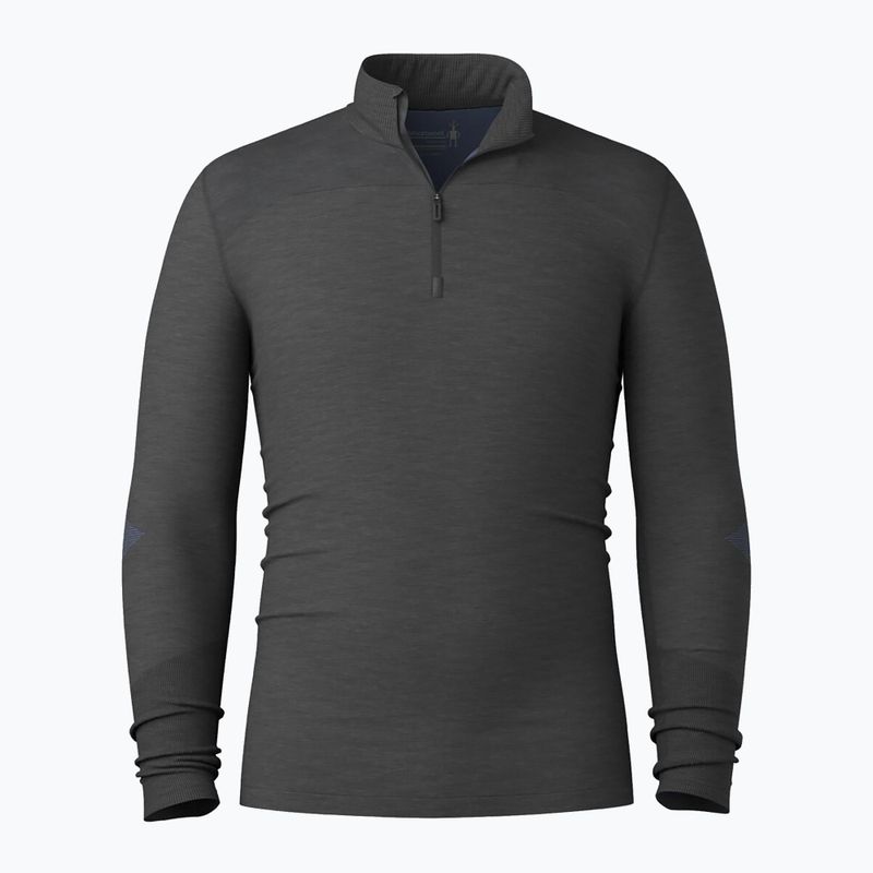 Férfi termikus pulóver Smartwool Intraknit Thermal Merino Base Layer 1/4 Zip charcoal/nightfall blue 4