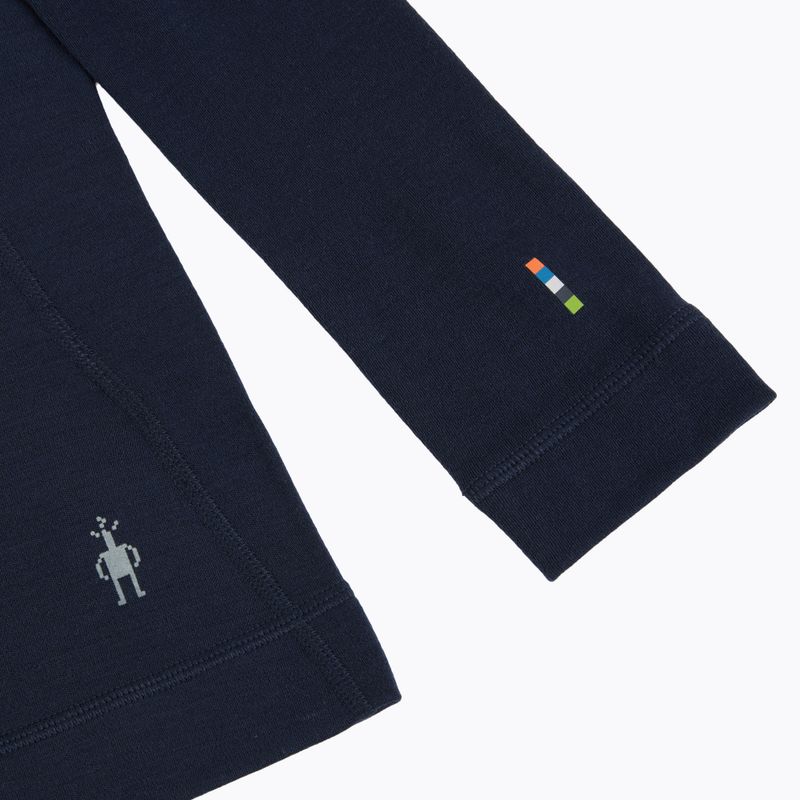 Női Termoaktiv pulóver Smartwool Classic Thermal Merino Base Layer 1/4 Zip Boxed deep navy 3